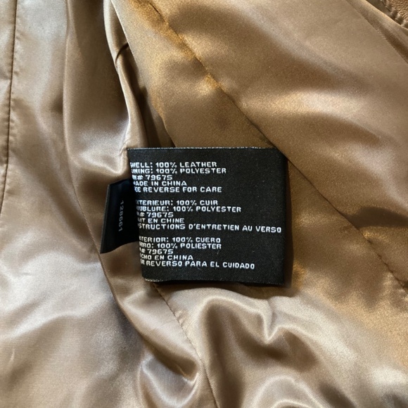 Michael Kors Leather Jacket Size S - Picture 6 of 6